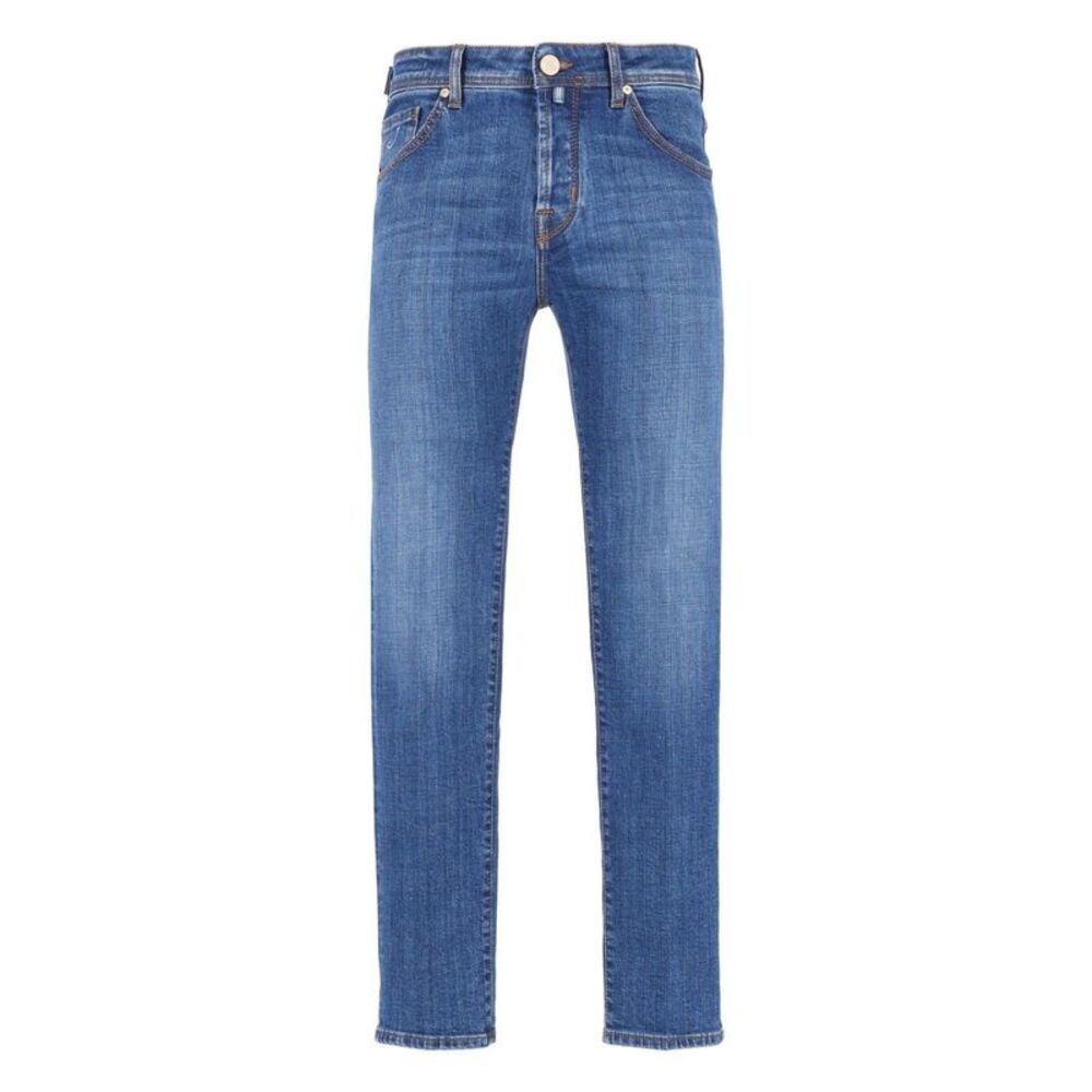 Jacob Cohen Men Five-Pocket Slim Fit Cropped Jeans "Scott"